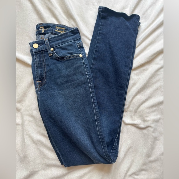 7 for all Mankind Kimmie straight leg - Picture 1 of 9